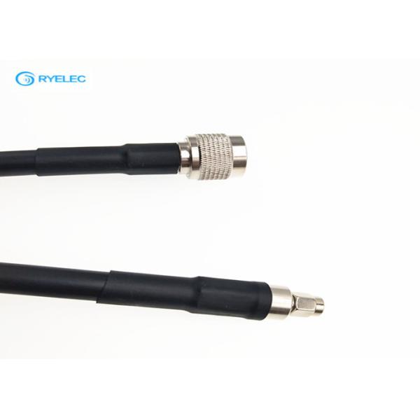 Male To Male RF Coaxial Cable Assemblies , Nickel / Gold Antenna Coaxial Cable