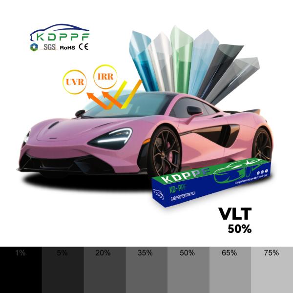Car Glass Film Self-adhesive Easy Install Sputtering Solar Car Window Tinting