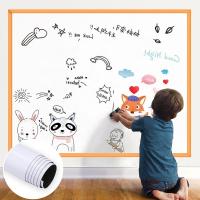 PVC Classroom Writing Magnetic Blackboard Sticker White Green Blackboard Adhesive