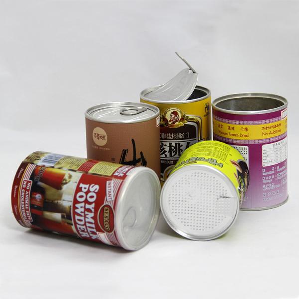 Christmas Theme Gift Packaging Paper Tube with Custom Size for Tea Snacks and Cosmetics