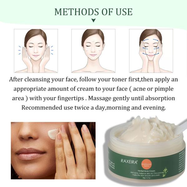 100% Natural Smoothing And Cleaning Herbal Face Cream For Anti Acne
