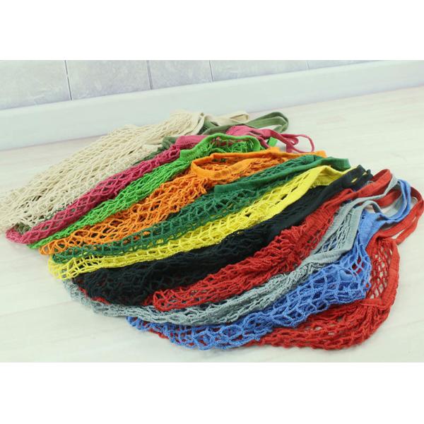 Soft Kitchen Household Items Portable All Cotton Net Bag For Supermarket Shopping