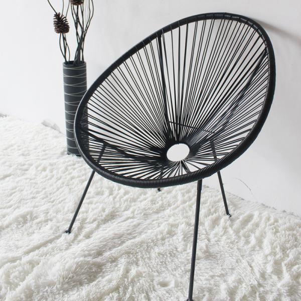 Outdoor Furniture Garden Metal Chairs with Cushion and UV Resistant Performance