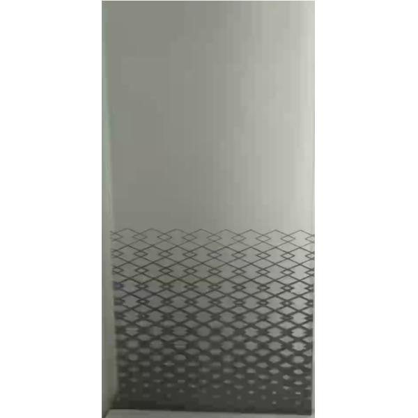 190 MM x 80 MM заморозили алюминиевую стеклянную стену для строя украшения