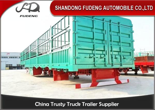 40 Feet Multi Axles Cattle Transport Trailers For Animal Bulk Grain Transport