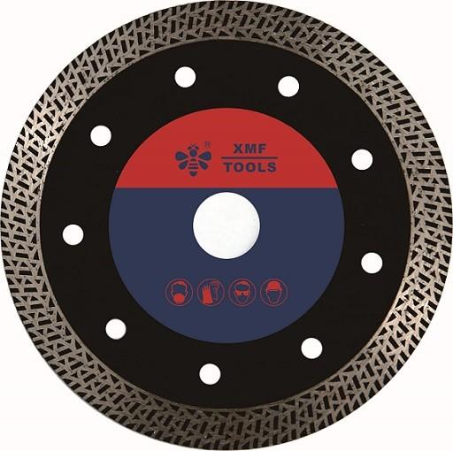 Rock Cutting Thin Diamond Circular Saw Blade Concrete  125mm 230mm  Hot Pressed Meshy