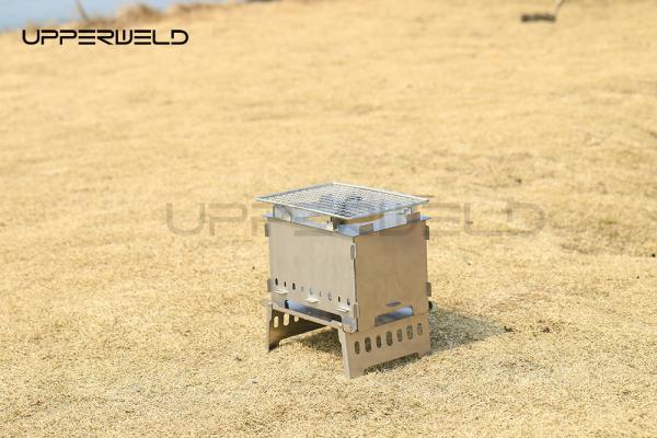 Portable Stainless Steel Stove for Camping and Picnics Expanded size 21.5*20.5*15.5cm