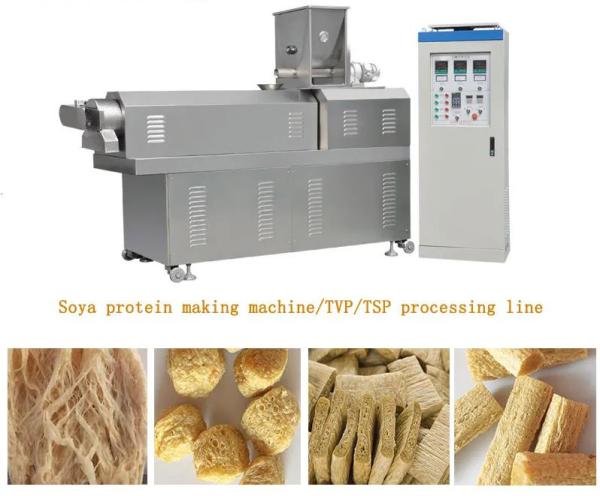 Ligne du soja d'extrudeuse de production alimentaire automatique de machine/protéine