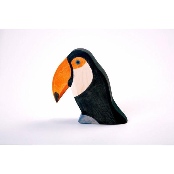 Crack Resistant Handmade Wooden Animals Wood Bird Figurine Art Statue