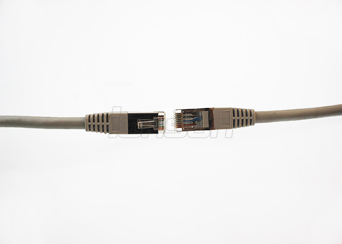 26AWG золото гибкого провода RJ45 50U высокой эффективности Cat6 покрыло подгонянный цвет кабеля