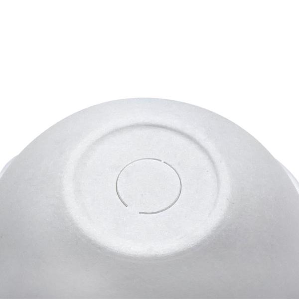 Eco Friendly 80mm Dome Take Away Sugarcane Pulp 100% Biodegradable Paper Cup Lids 90Mm White For Tea Cup