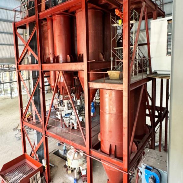 Fully Automated 80Tpd Glass Batch Plant With Tower Type for Raw Material Mixing