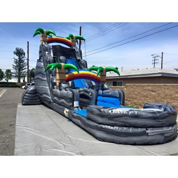 Large Hippo Inflatable Water Slide for School Occasion Super Slip Slide Clearance