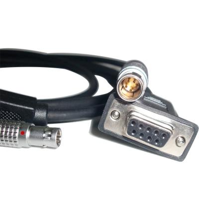 Gev187 Leica Survey Accessories Y Type Cable 6.5ft Serial 9 Pin Rs232