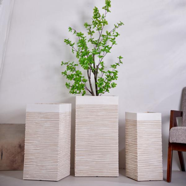 Petit pot de fleurs écologique Drainage pour la décoration intérieure/extérieure