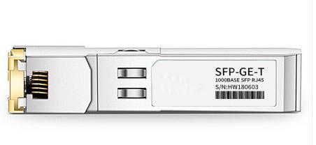 SFP-GE-T-RJ45 SFP+ CAT6 CAT6A 10G Ethernet Fiber Optic Transceiver