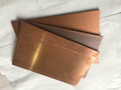 A fachada de cobre inoxidável almofada a espessura de 3mm, painéis de revestimento exteriores da parede 