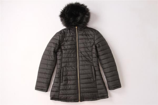 Ladies Revrsible Longline Coats Multicolor Keep Warm Casual And Fashion Black Color Clothes