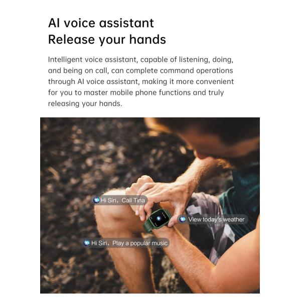 LW9 водонепроницаемые умные часы IP68 Domestic с 240*282 пиксельных IPS экрана