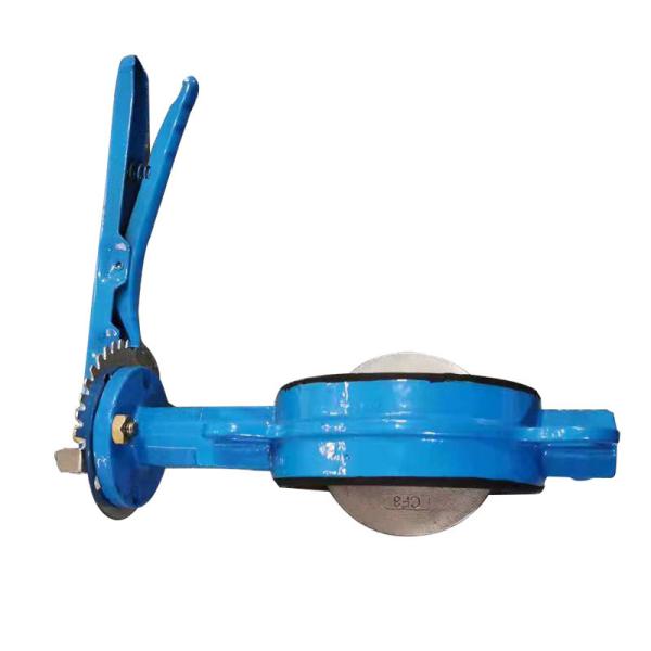 Ручные упругие сидячие пластиковые железолитые промышленные контроллеры вафли Лак Бабочки клапаны с EPDM PTFE PFA резиновой подкладкой