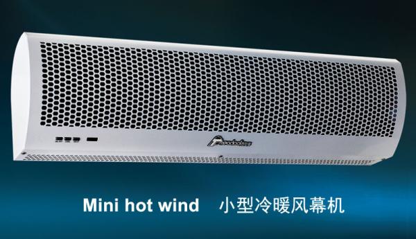 32 Inch  Heated Air Curtain , Commercial Window Mini Over Door Heaters