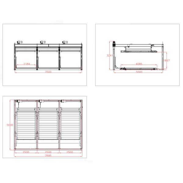 Я испускаю лучи каналы c составляю автоматический паркуя подъем с независимыми платформами