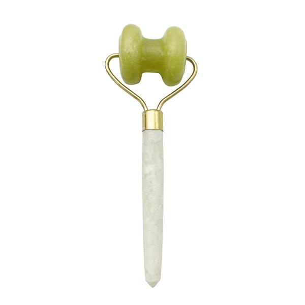 Supposed Xiuyan Jade Massage Roller for Facial Skin Tightening and Dark Circles Reduction
