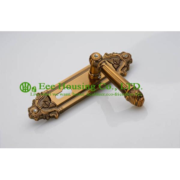 Interior Door Lock, mortise lock and key for timber door,Antique Brass finish,Bedroom lock