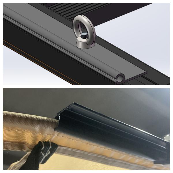 4x4 Car Side Awning for SUV Truck Trailer Offroad Camping Roof Top Tent on Car Roof Rack