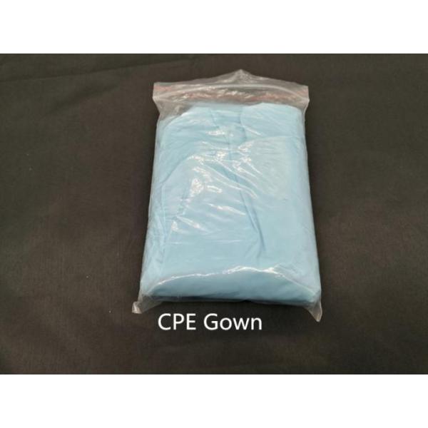 Yellow  35-60g Polyethylene Disposable Isolation Gowns 110cmx193cm Gowns With Open Cuff