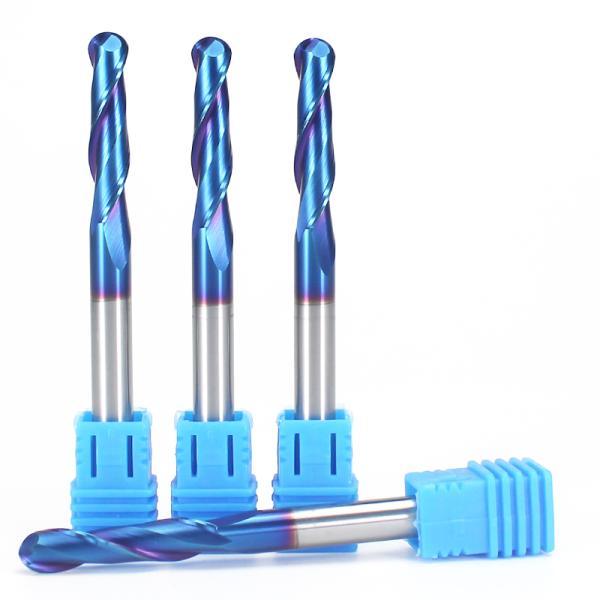 CNC Router Bit Ball Nose End Mill Cutters 2 Flutes 4 Flutes Radius End Milling Cutter Carbide Milling Tool Ball Nose End Mill