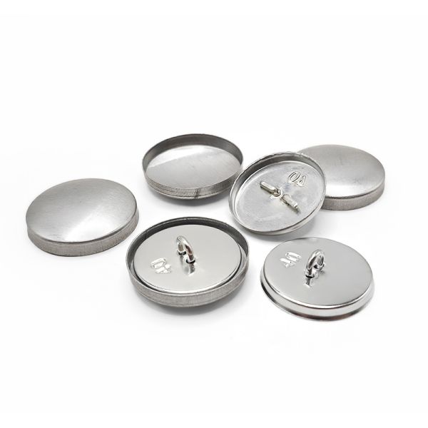 Sofa Buttons Fabric-Covered Buttons Upholstered Button Blanks Metal Buttons Coat Buttons Round Fabric-Covered Buttons