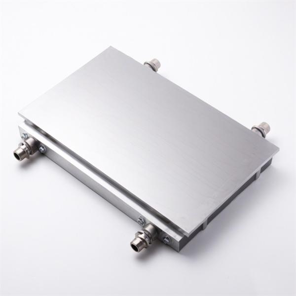 Performance extrusion Aluminium Heat Sink Profiles Silver Color