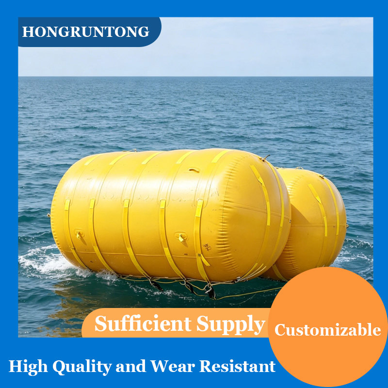 Underwater Lift Bags with PVC Coating Fabric and 200kg to 50 Tons Lifting Capacity in Cylindrical Type