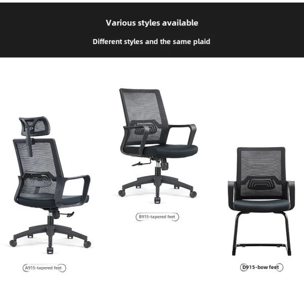 Low Back Office Mesh Staff Chair Black Computer Revolving Chair