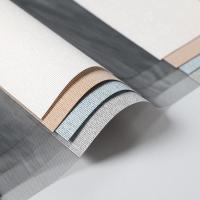 Estilo moderno 35% Poliéster 65% PVC Zebra Roller Blinds Rainbow Soft Sheer Window Shades