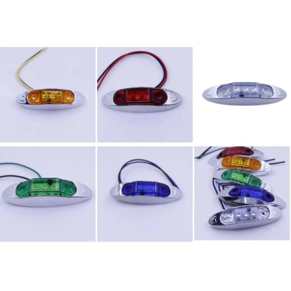 12V IP68 Waterproof LED Side Marker Lights Indicators Light For Truck Boat Car