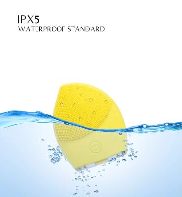 Face Exfoliator Silicone Facial Cleansing Brush High Power Eccentric Vibration Motor