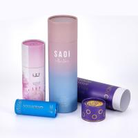 Caixa de embalagem de tubos de papel artesanal de batom personalizado para garrafas de perfume cosméticos para cuidados com a pele