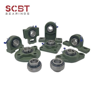 Gcr15 Custom Plastic Pillow Block Bearing UCFL203 1 Year Warranty