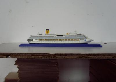Scale 1:1200 Artwork Costa Serena Model With Original Engraved Corridor , Complicated Mosaic