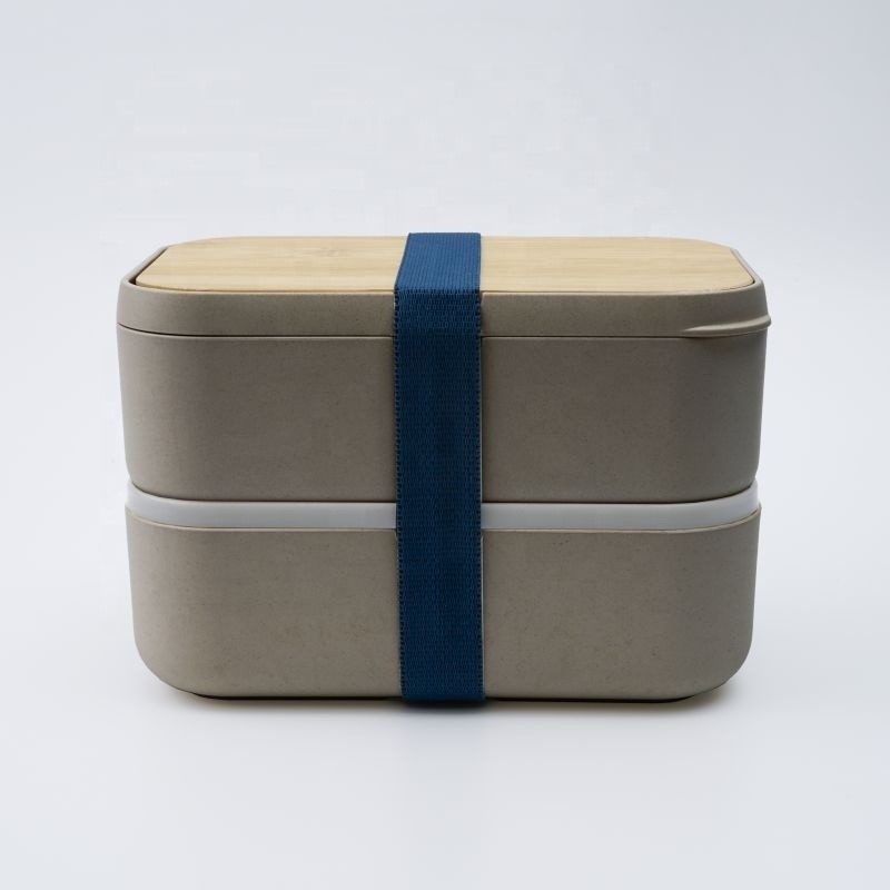 Leak-proof Eco-friendly Customizable Bento Box Microwave Safe for Kids and Adults