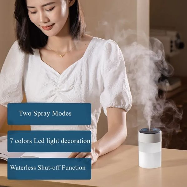 Custom Logo Home Office USB Powered Ultrasonic Humidifier Essential Oil Aroma Humidifier