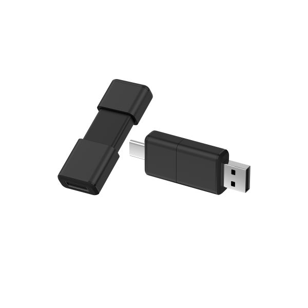 All Passed H2 USB + Type C USB Flash Drive Can OEM Logo One Usb Body