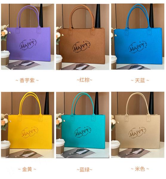 New Style Fashion Canvas Tote Bag With Long Rope Handle Colorful Laminated Cotton Magnetic Buckle Patterned Letters Tote Bag Letter Pattern Direct From Manufacturer Wholesale