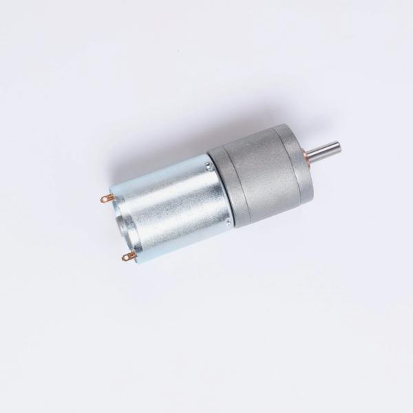 High Torque 200rpm Small 25mm Brushed DC Geared Motor 12V Continuous Current A 30A