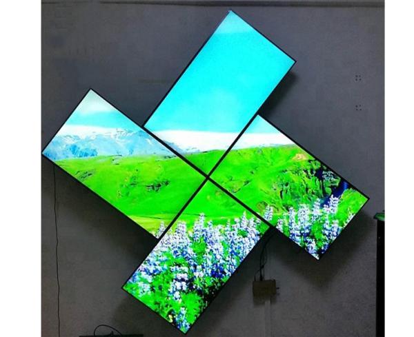 Factory Products 46 49 55 Inch Ultra-Narrow Bezel LCD Video Wall Irregular Video Wall