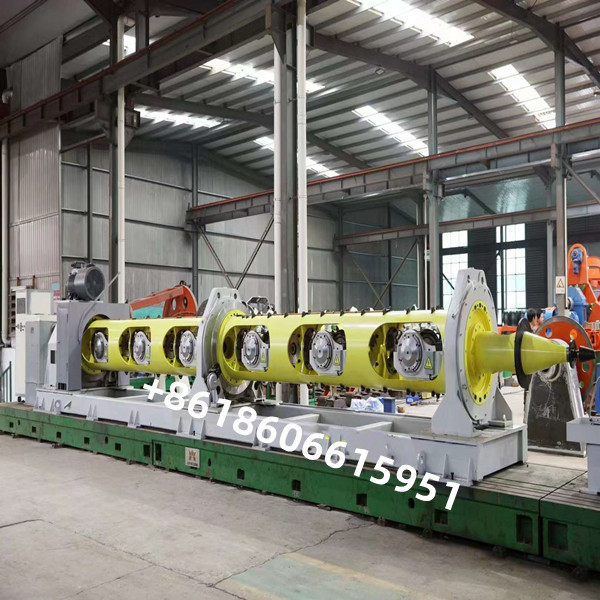 Copper Wire Tubular Stranding Machine Magnetic Powder Tension Automatic Control
