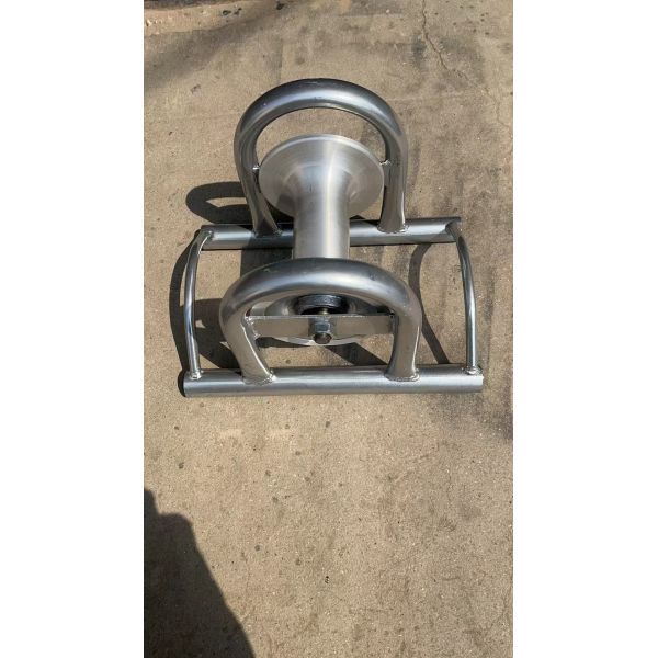 10KN Rated Load Heavy-Duty Aluminum Straight Line Cable Roller for Smooth Wire Pulling in Underground & Overhead Cable Installation