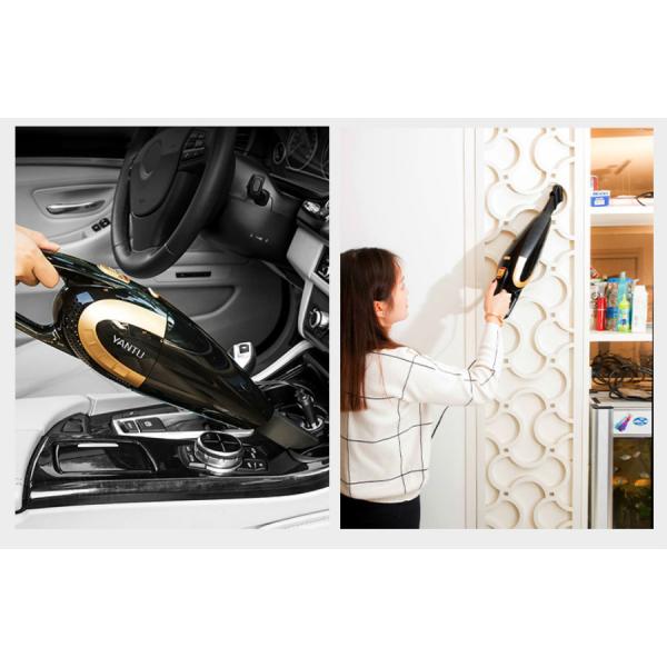 Black YANTU E03 Portable Hand Car Wash Vacuum Cleaner for Carpet and Seat Cleaning 1 kg
